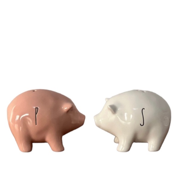 NEW Rae Dunn Oink Pig Salt and Pepper Shakers 🐖 - Picture 3 of 4